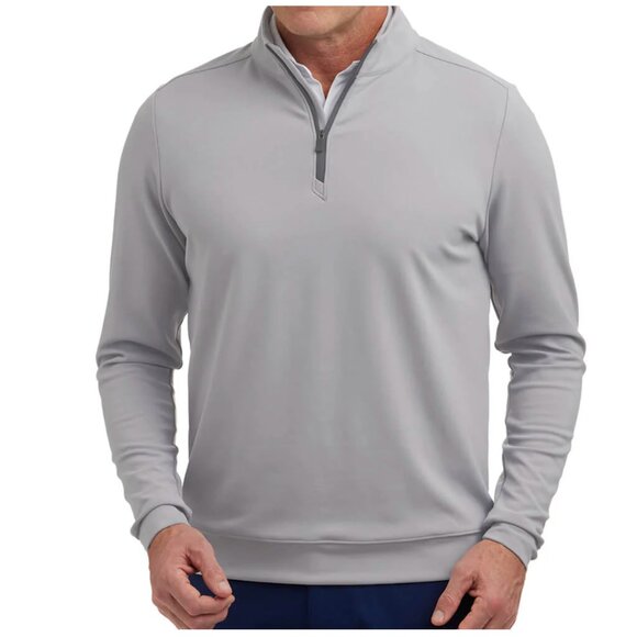 Holderness & Bourne Gray Quarter-Zip Pullover - Picture 1 of 6